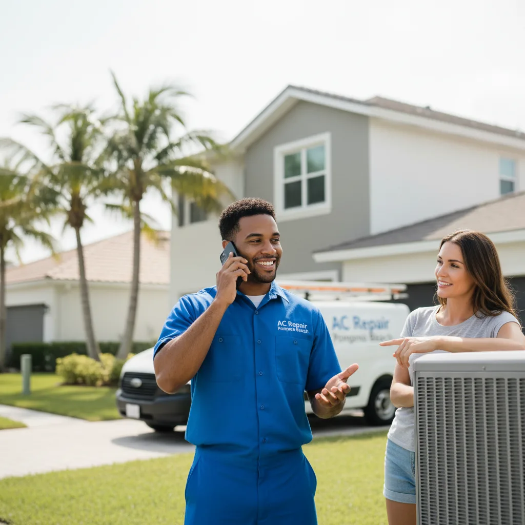 AC Repair Pompano Beach customer support in Tiverton